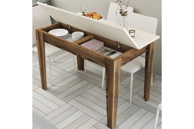 Levents Matbord 110x72 cm Brun/Beige - Hanah Home - Möbler - Bord & matgrupper - Matbord & köksbord