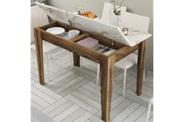 Levents Matbord 110x72 cm Brun/Vit - Hanah Home - Möbler - Bord & matgrupper - Matbord & köksbord