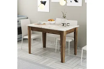 Levents Matbord 110x72 cm Brun/Vit - Hanah Home - Möbler - Bord & matgrupper - Matbord & köksbord