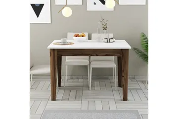 Levents Matbord 110x72 cm Brun/Vit - Hanah Home - Möbler - Bord & matgrupper - Matbord & köksbord