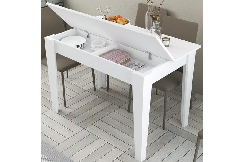 Levents Matbord 110x72 cm Vit - Hanah Home - Möbler - Bord & matgrupper - Matbord & köksbord