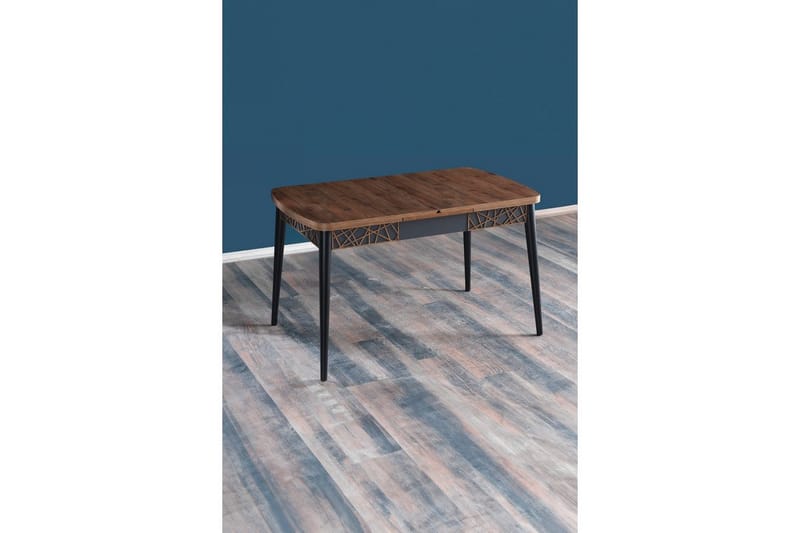 Liepene Matbord 170 cm Rektangulär, Valnöt/Svart