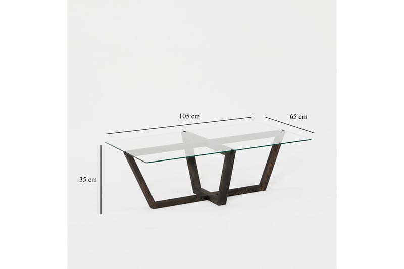 Liepene Soffbord 105x65 cm Svart - Hanah Home - Möbler - Bord & matgrupper - Soffbord