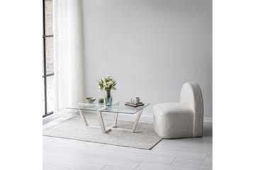 Liepene Soffbord 105x65 cm Vit - Hanah Home - Möbler - Bord & matgrupper - Soffbord