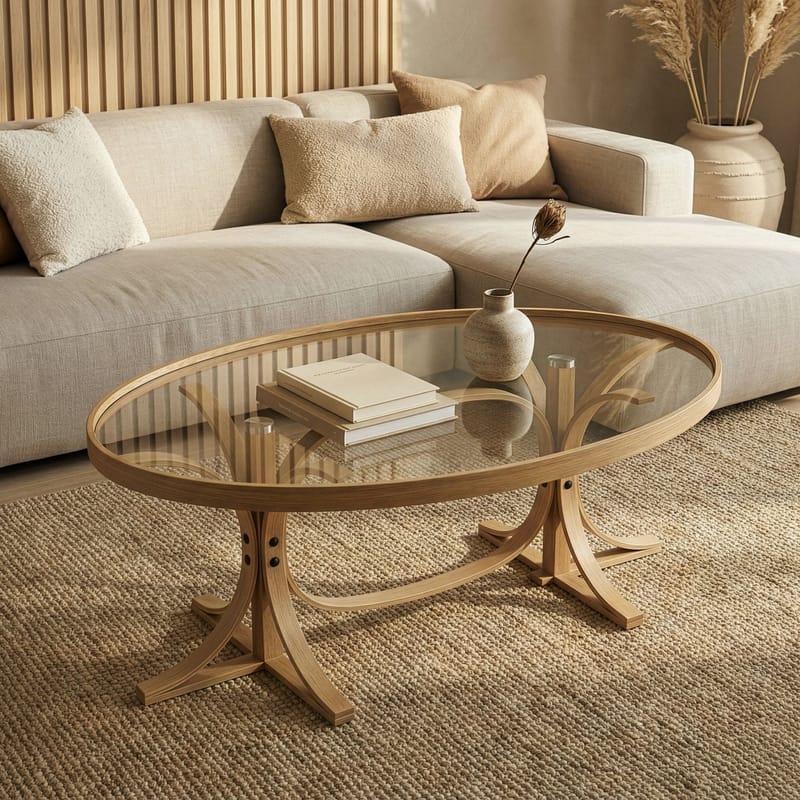 Lirena Soffbord 112 cm - Ek - Möbler - Bord & matgrupper - Soffbord