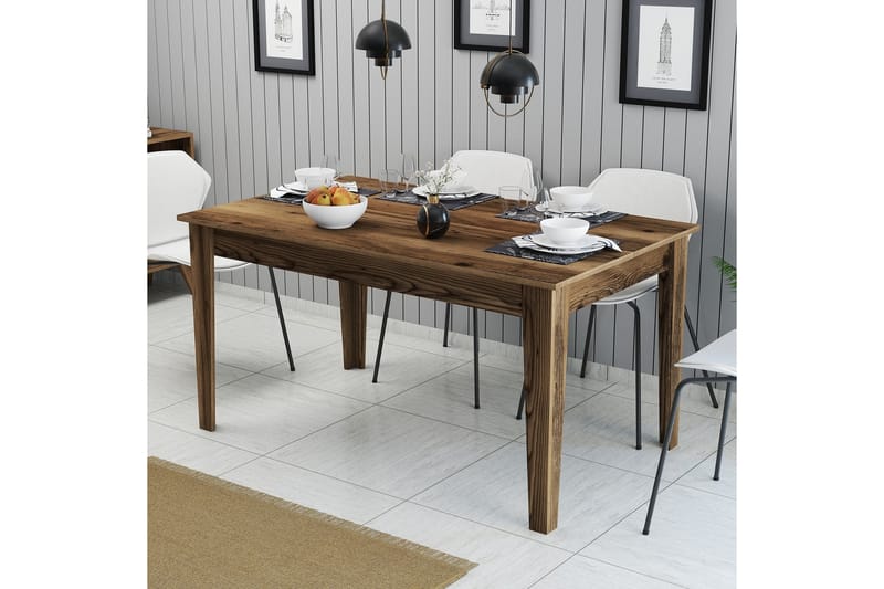 Lissione Matbord 145x88 cm Brun - Hanah Home - Möbler - Bord & matgrupper - Matbord & köksbord