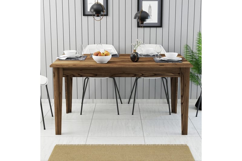 Lissione Matbord 145x88 cm Brun - Hanah Home - Möbler - Bord & matgrupper - Matbord & köksbord