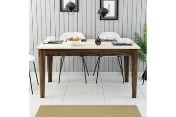 Lissione Matbord 145x88 cm Brun/Beige - Hanah Home - Möbler - Bord & matgrupper - Matbord & köksbord