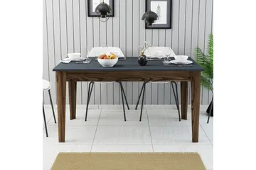 Lissione Matbord 145x88 cm Brun/Svart - Hanah Home - Möbler - Bord & matgrupper - Matbord & köksbord