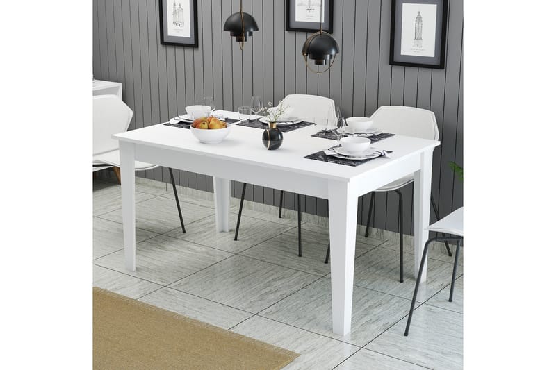 Lissione Matbord 145x88 cm Vit - Hanah Home - Möbler - Bord & matgrupper - Matbord & köksbord