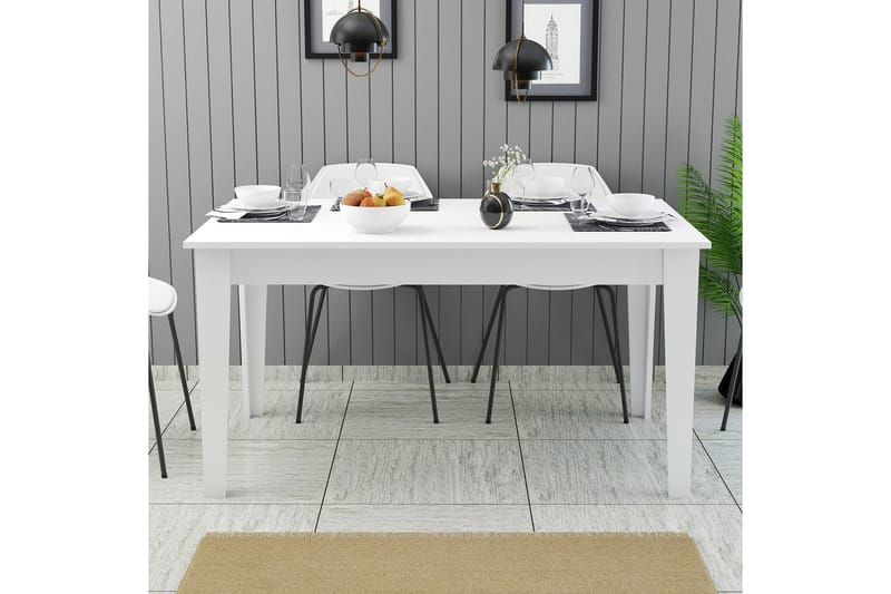 Lissione Matbord 145x88 cm Vit - Hanah Home - Möbler - Bord & matgrupper - Matbord & köksbord