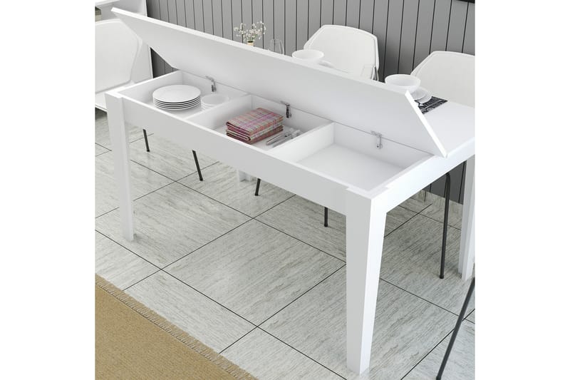 Lissione Matbord 145x88 cm Vit - Hanah Home - Möbler - Bord & matgrupper - Matbord & köksbord