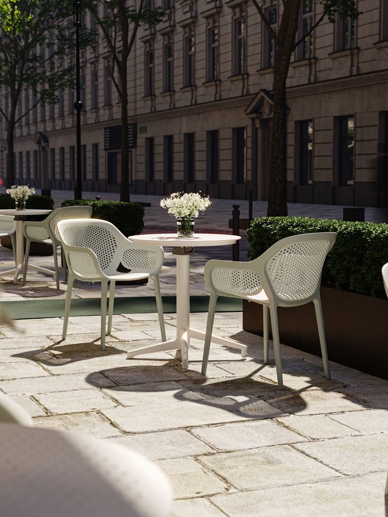 Livora Fällbord 60 cm - Elfenbensvit - Möbler - Bord & matgrupper - Klaffbord & Hopfällbart bord