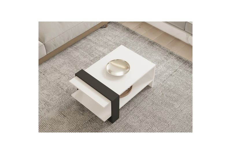 Lorva Soffbord 80 cm - Antracit/Vit - Möbler - Bord & matgrupper - Soffbord