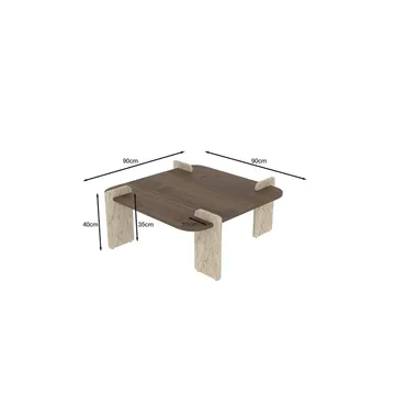 Lorvenor Soffbord 90 cm - Mörkbrun - Möbler - Bord & matgrupper - Soffbord