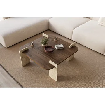 Lorvenor Soffbord 90 cm - Mörkbrun - Möbler - Bord & matgrupper - Soffbord