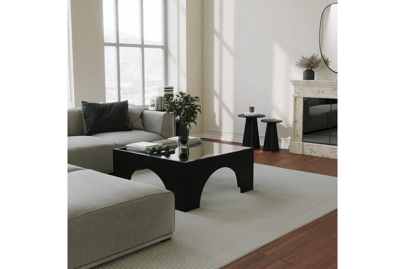 Lowan Soffbord 80 cm - Svart - Möbler - Bord & matgrupper - Soffbord