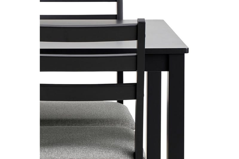 Lumino Matgrupp 110 cm + 4 st Matstolar - Svart - Möbler - Bord & matgrupper - Matgrupper