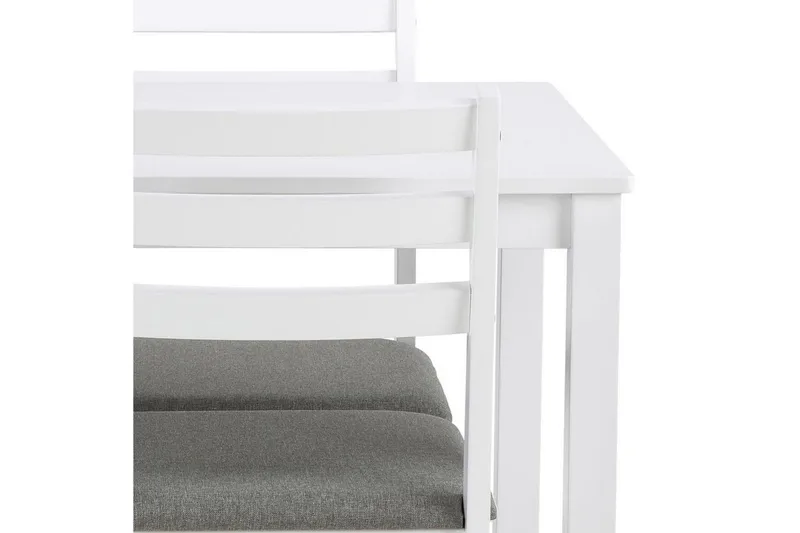 Lumino Matgrupp 110 cm + 4 st Matstolar - Vit - Möbler - Bord & matgrupper - Matgrupper