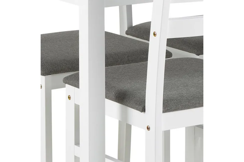 Lumino Matgrupp 110 cm + 4 st Matstolar - Vit - Möbler - Bord & matgrupper - Matgrupper