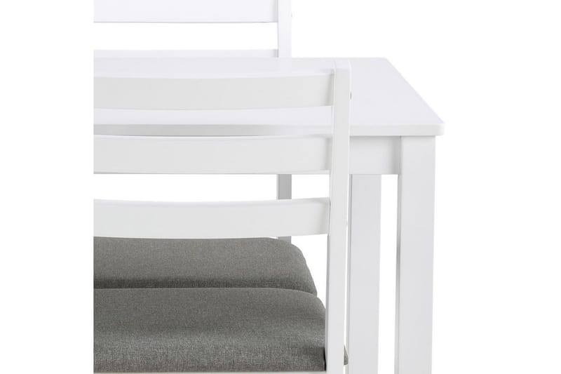 Lumino Matgrupp 110 cm + 4 st Matstolar - Vit - Möbler - Bord & matgrupper - Matgrupper