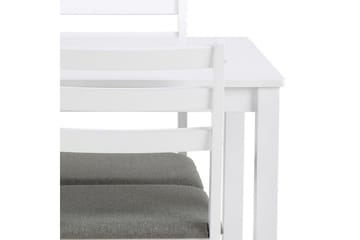 Lumino Matgrupp 110 cm + 4 st Matstolar - Vit - Möbler - Bord & matgrupper - Matgrupper