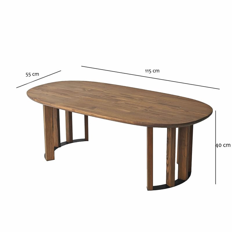Lumor Soffbord 120x40x60 cm - Brun - Möbler - Bord & matgrupper - Soffbord