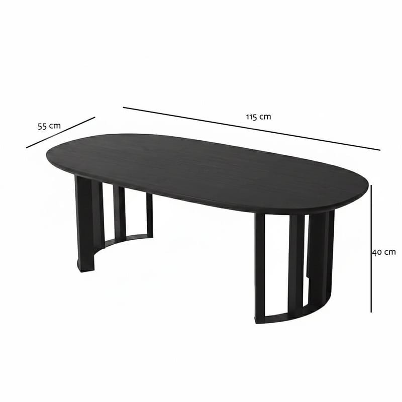 Lumor Soffbord 120x40x60 cm - Valnöt - Möbler - Bord & matgrupper - Soffbord