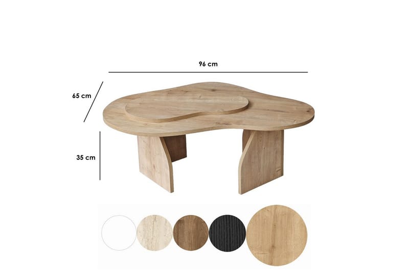Lunor Soffbord 105 cm - Brun - Möbler - Bord & matgrupper - Soffbord