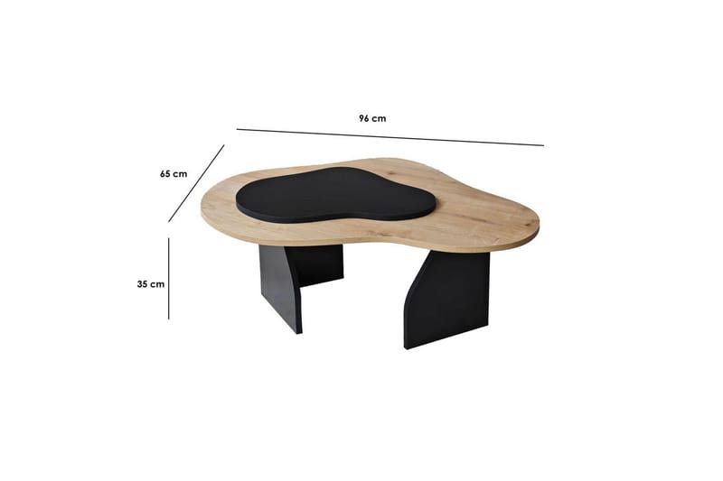 Lunor Soffbord 105 cm - Svart - Möbler - Bord & matgrupper - Soffbord