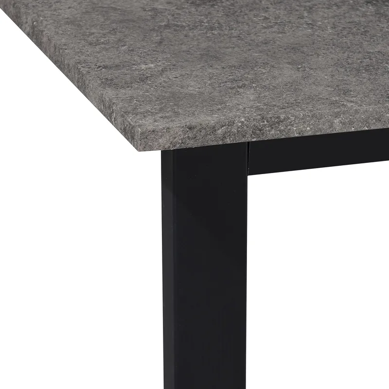 Luton Matbord 160x90 cm - Betonggrå och svart - Möbler - Bord & matgrupper - Matbord & köksbord