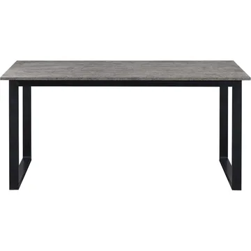 Luton Matbord 160x90 cm - Betonggrå och svart - Möbler - Bord & matgrupper - Matbord & köksbord