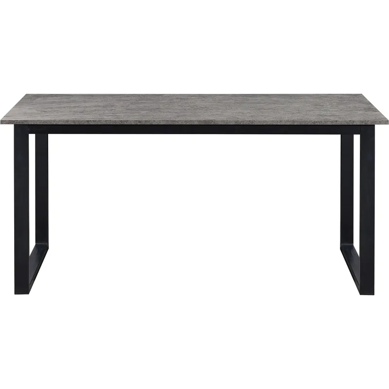 Luton Matbord 160x90 cm - Betonggrå och svart - Möbler - Bord & matgrupper - Matbord & köksbord