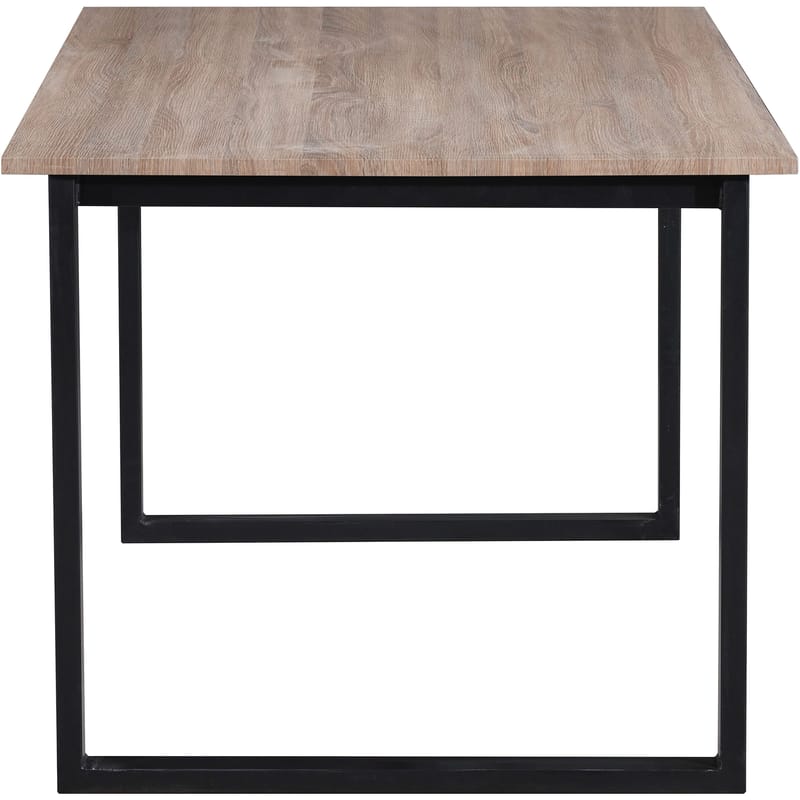 Luton Matbord 160x90 cm - Ek och svart - Möbler - Bord & matgrupper - Matbord & köksbord