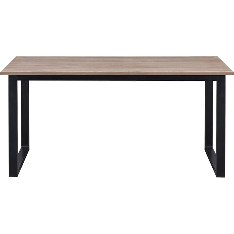 Luton Matbord 160x90 cm - Ek och svart - Möbler - Bord & matgrupper - Matbord & köksbord