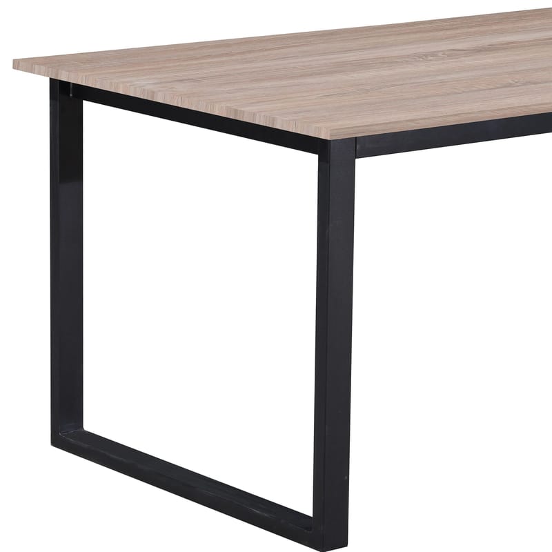 Luton Matbord 160x90 cm - Ek och svart - Möbler - Bord & matgrupper - Matbord & köksbord