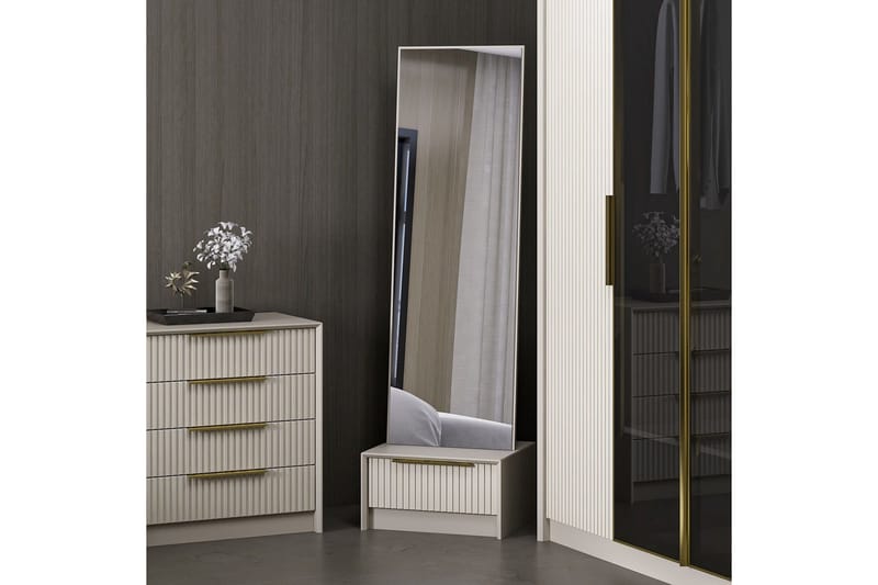 Luxe Sminkbord 54 cm Stone - Stone - Möbler - Bord & matgrupper - Sminkbord & toalettbord - Sminkbord med spegel