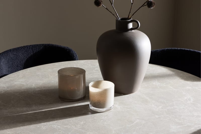 Lycke Matgrupp 110 cm Rund med 4 Modesto stolar - Beige/Svart - Möbler - Bord & matgrupper - Matgrupper