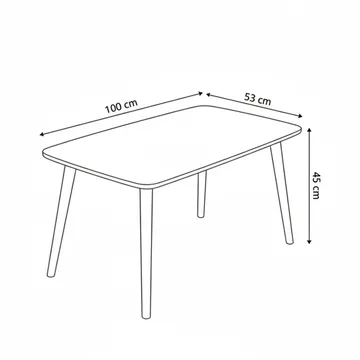 Lyvenn Soffbord 100 cm Rektangulär - Valnöt - Möbler - Bord & matgrupper - Soffbord