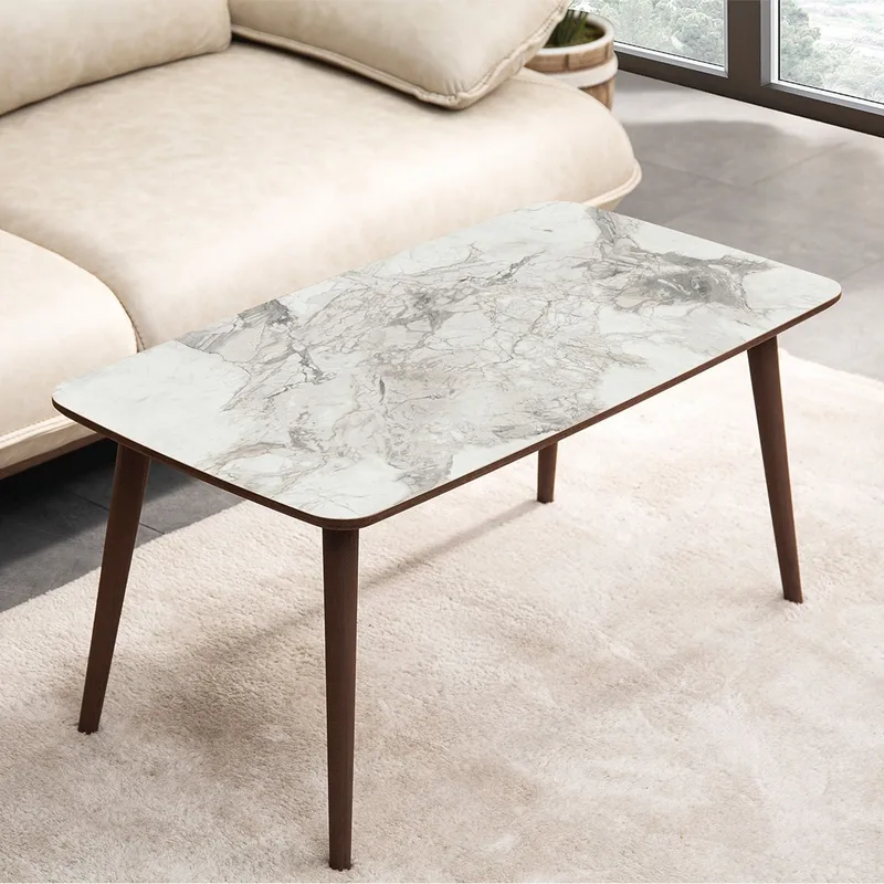 Lyvenn Soffbord 100 cm Rektangulär - Vit - Möbler - Bord & matgrupper - Soffbord