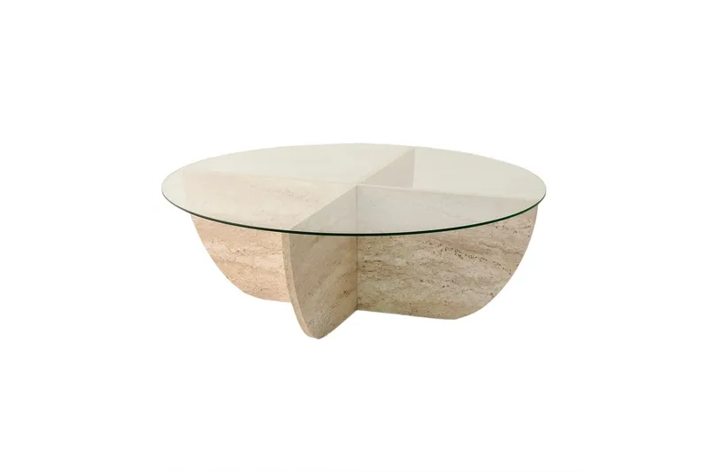 Makhan Soffbord 90 cm, Beige