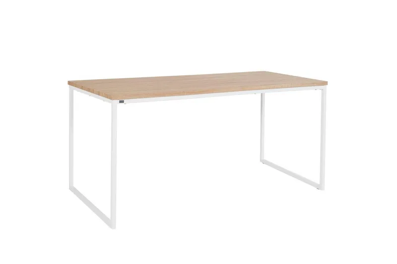 Mali Rektangulärt Matbord 180 cm i Trä med Ekutseende, Vit|Beige