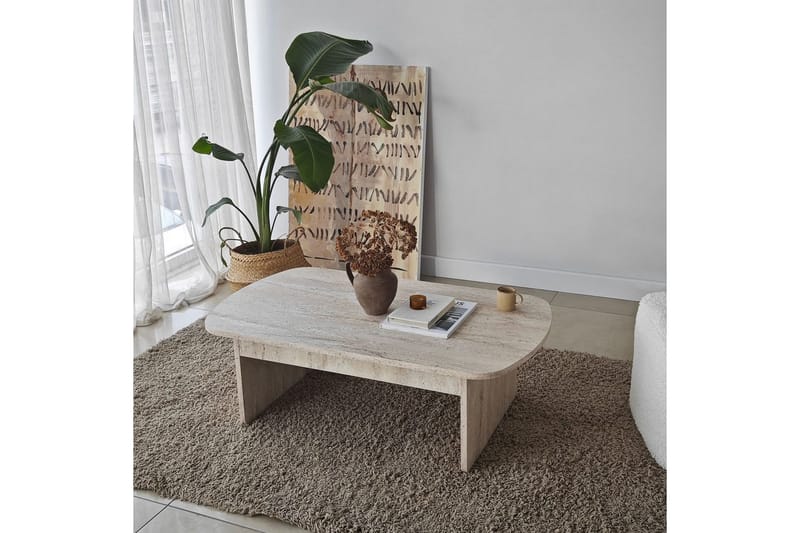 Malo Soffbord 105 cm - Beige - Möbler - Bord & matgrupper - Soffbord
