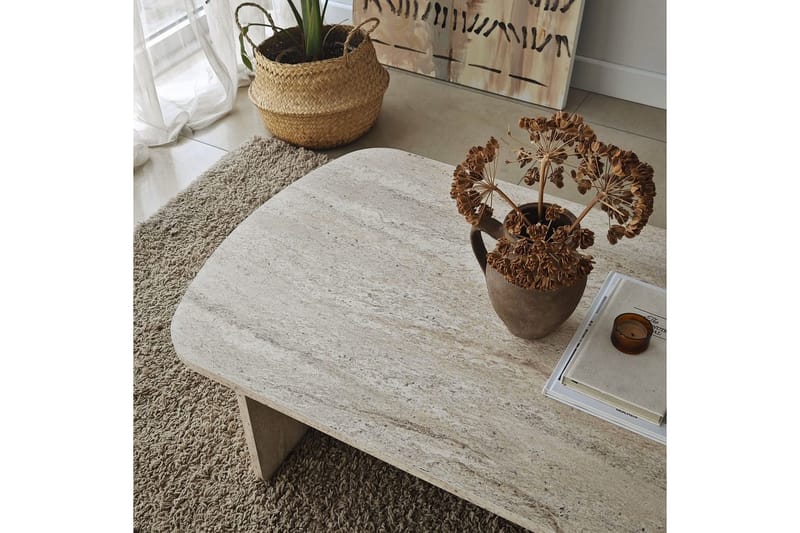 Malo Soffbord 105 cm - Beige - Möbler - Bord & matgrupper - Soffbord