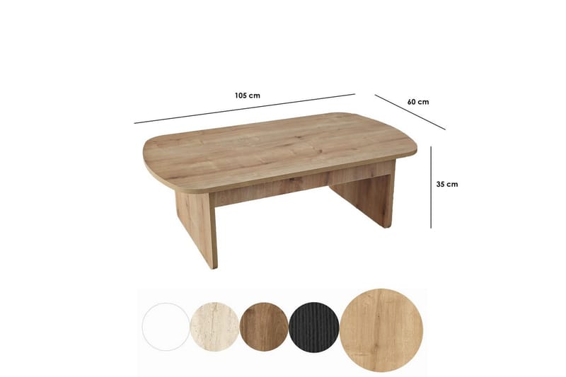 Malo Soffbord 105 cm - Multifärgad - Möbler - Bord & matgrupper - Soffbord