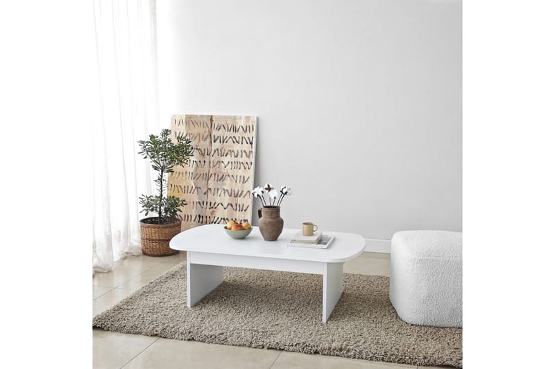Malo Soffbord 105 cm - Vit - Möbler - Bord & matgrupper - Soffbord