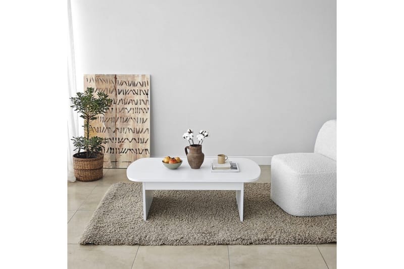 Malo Soffbord 105 cm - Vit - Möbler - Bord & matgrupper - Soffbord