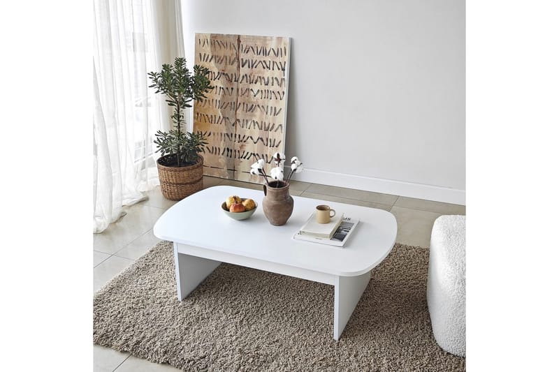 Malo Soffbord 105 cm - Vit - Möbler - Bord & matgrupper - Soffbord