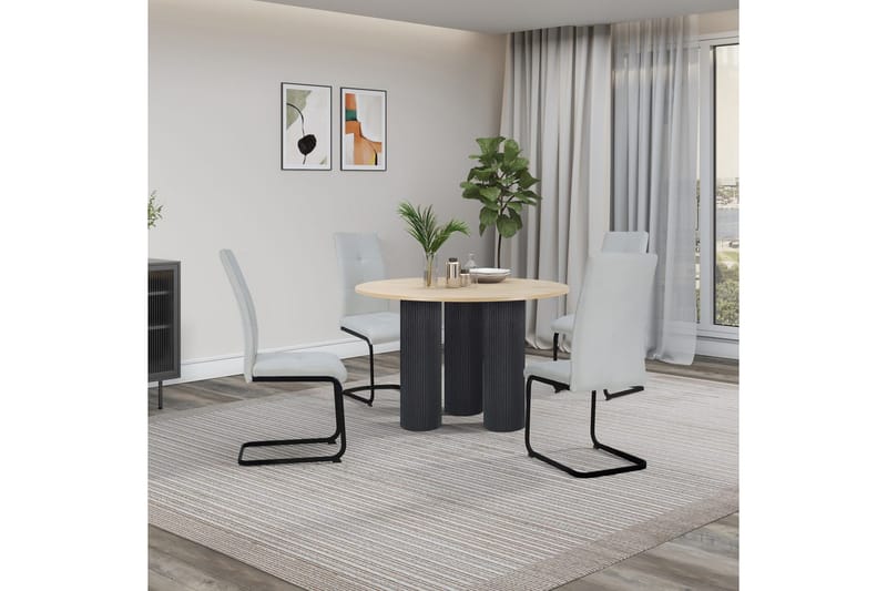 Mandan Matbord Rund 110 cm - Brun - Möbler - Bord & matgrupper - Matbord & köksbord