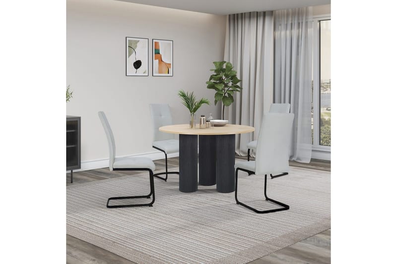 Mandan Matbord Rund 110 cm - Brun - Möbler - Bord & matgrupper - Matbord & köksbord